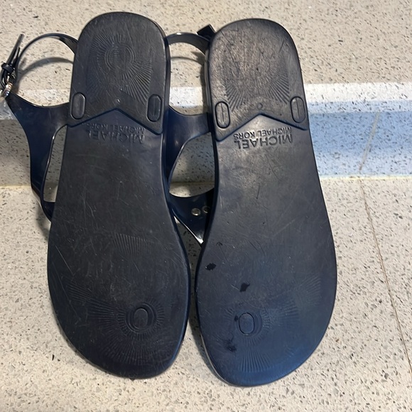 Michael Kors Navy Blue Jelly Sandals sz. 8 - Picture 2 of 3